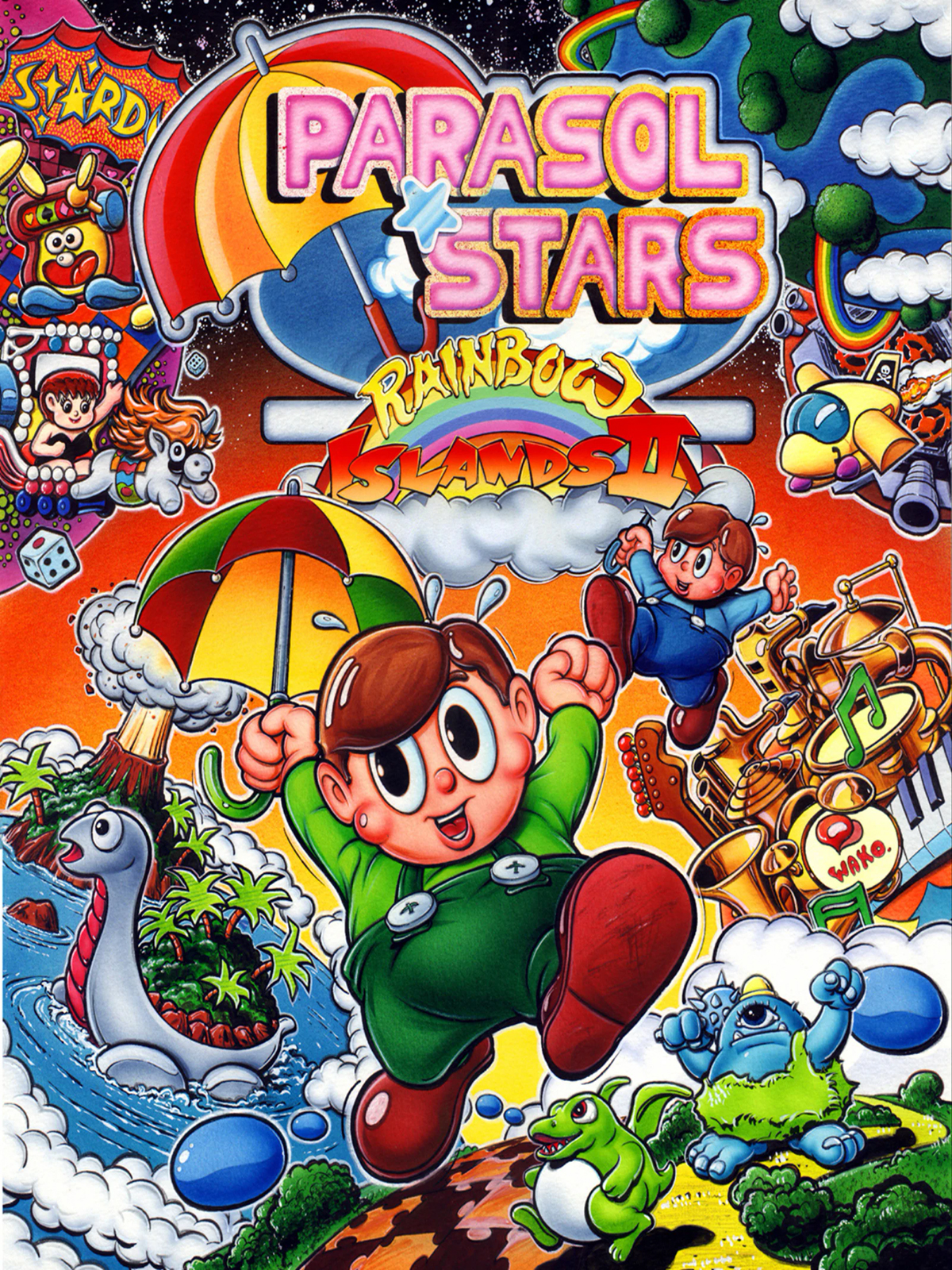 Game cover: Parasol Stars: Rainbow Islands II