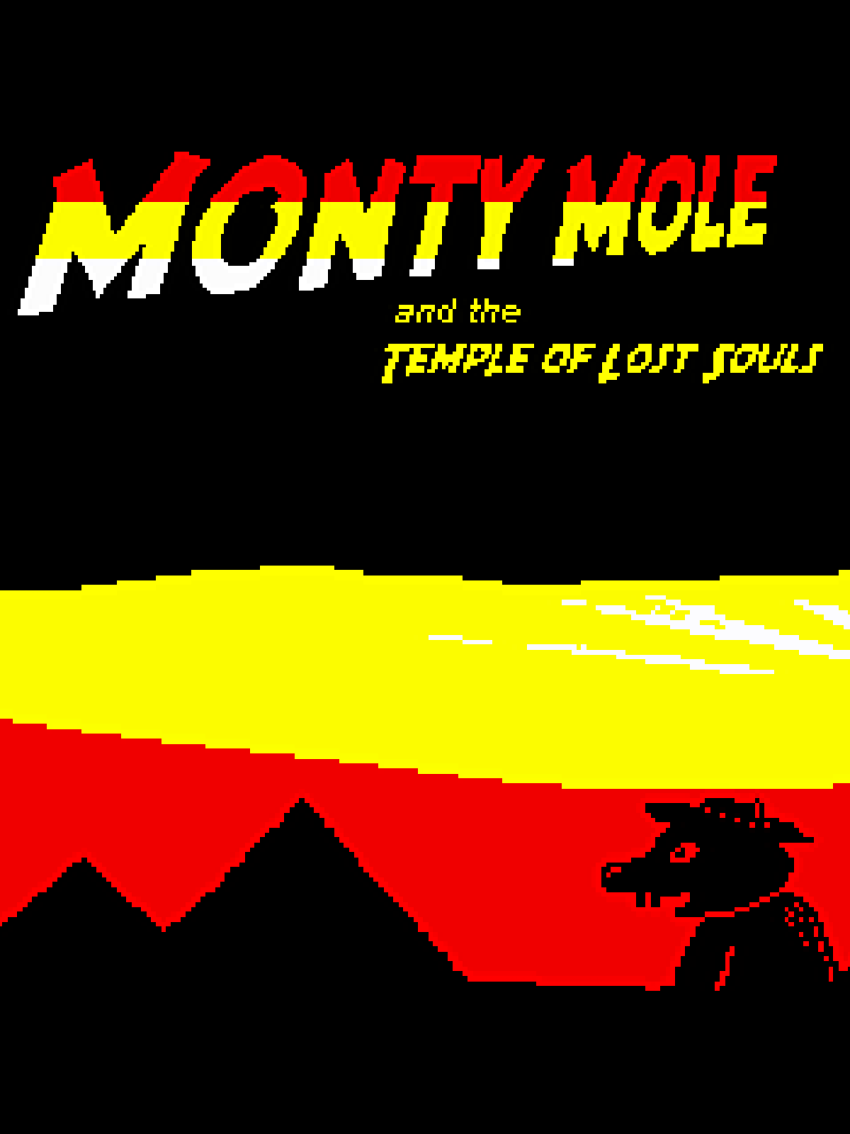 Game cover: Monty Mole and the Temple of Lost Souls