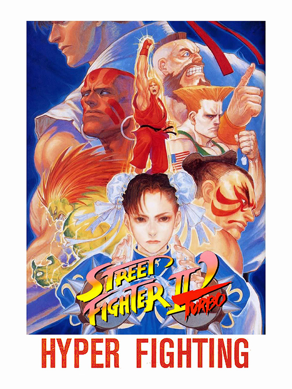 Game cover: Street Fighter II' Turbo: Hyper Fighting
