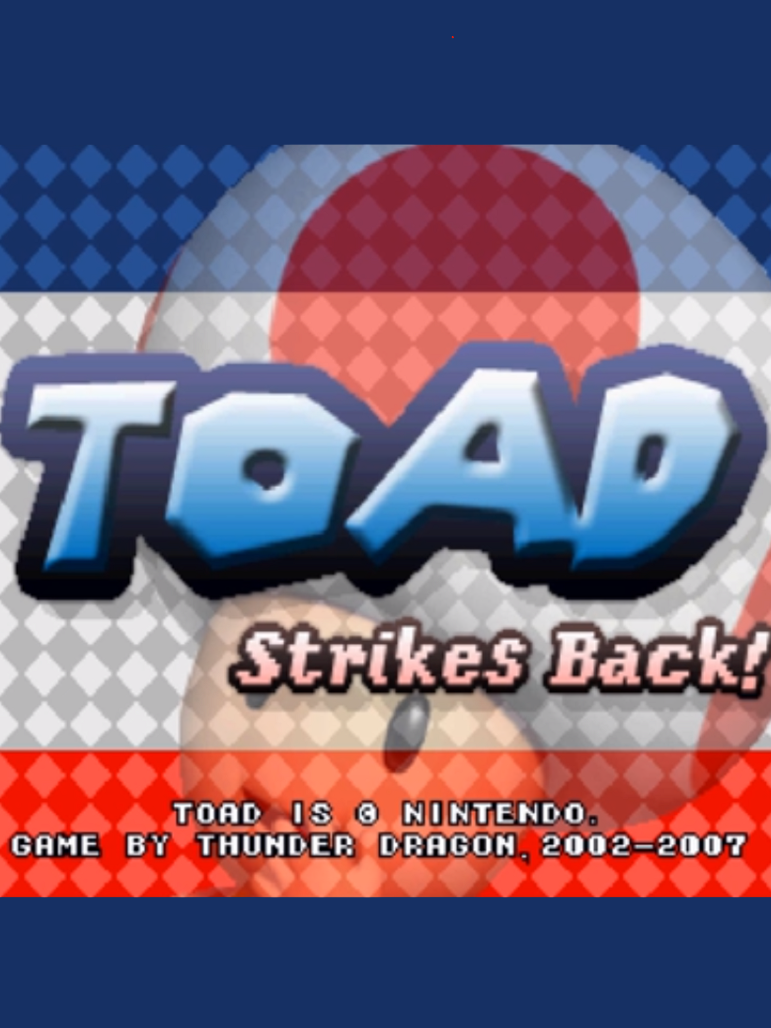 Game cover: Toad Strikes Back