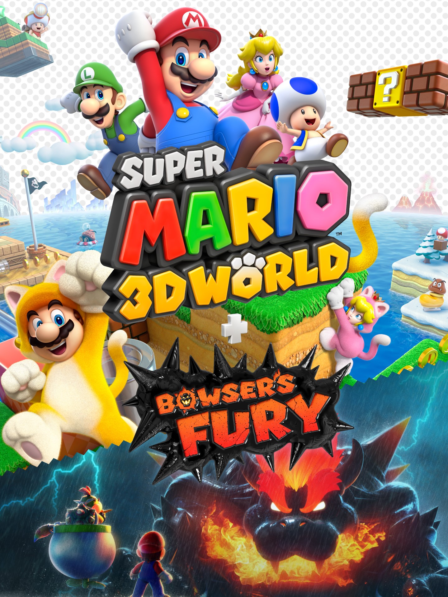 Super Mario 3D World + Fury World Switch Japan Game In Multi