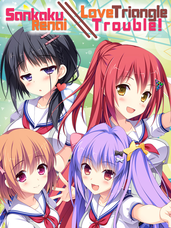Game cover: Sankaku Renai: Love Triangle Trouble