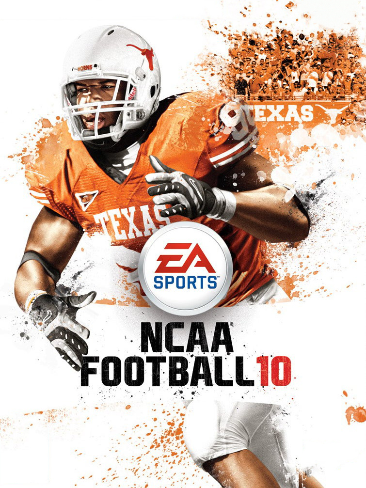 Game cover: NCAA Football 10