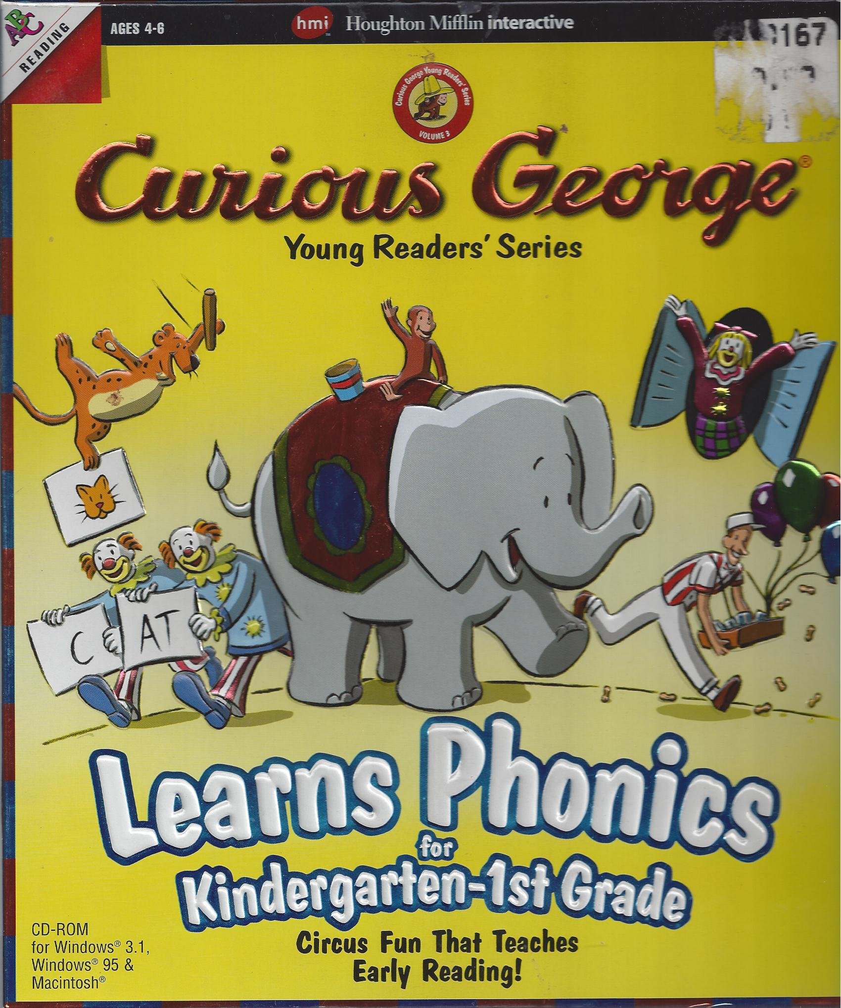 Game cover: Curious George Learns Phonics