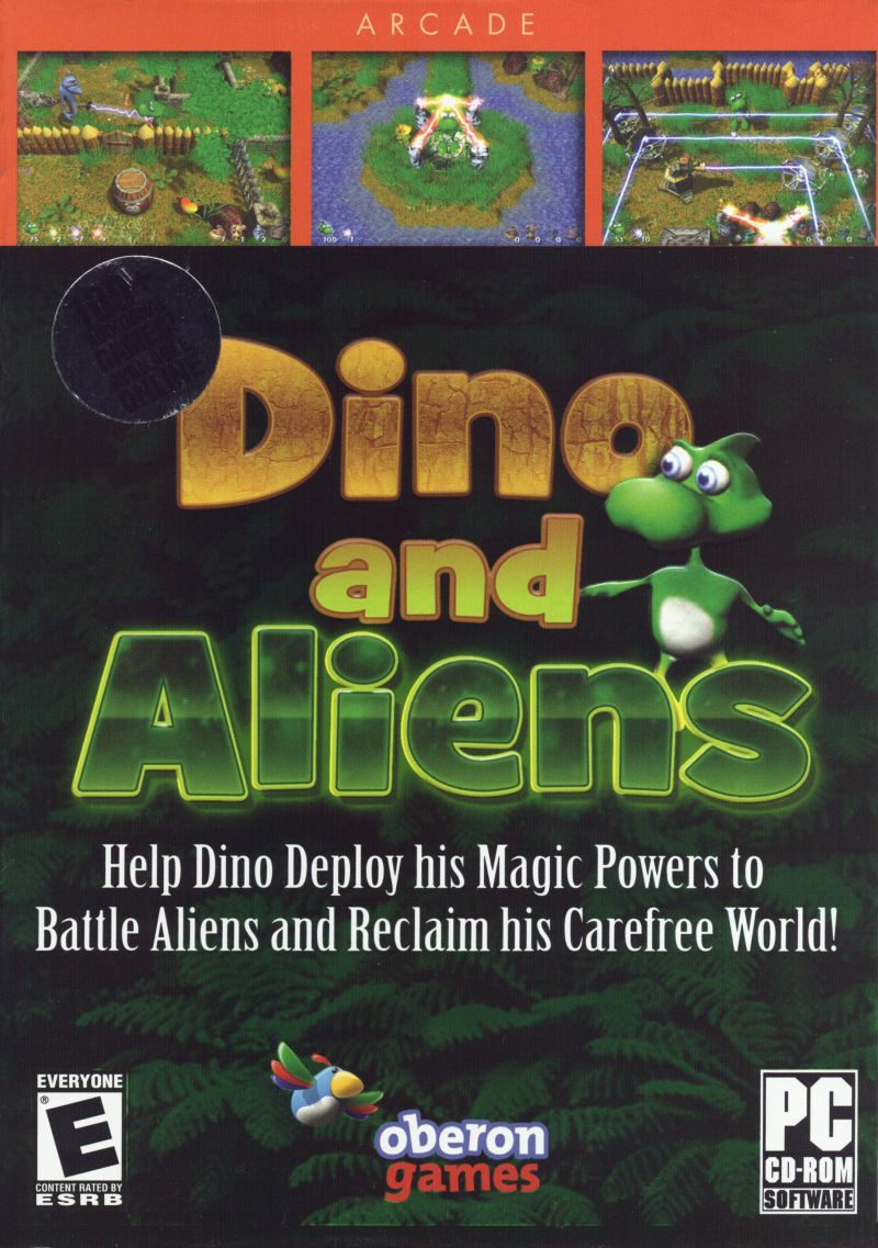 Game cover: Dino and Aliens