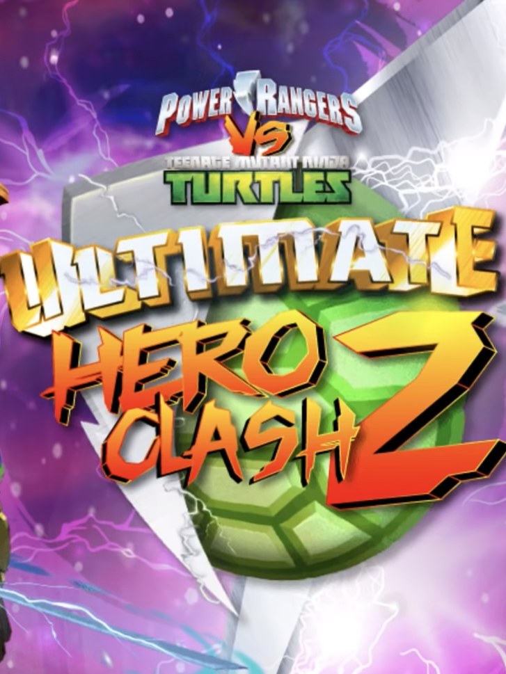 Game cover: Power Rangers vs Teenage Mutant Ninja Turtles: Ultimate Hero Clash 2