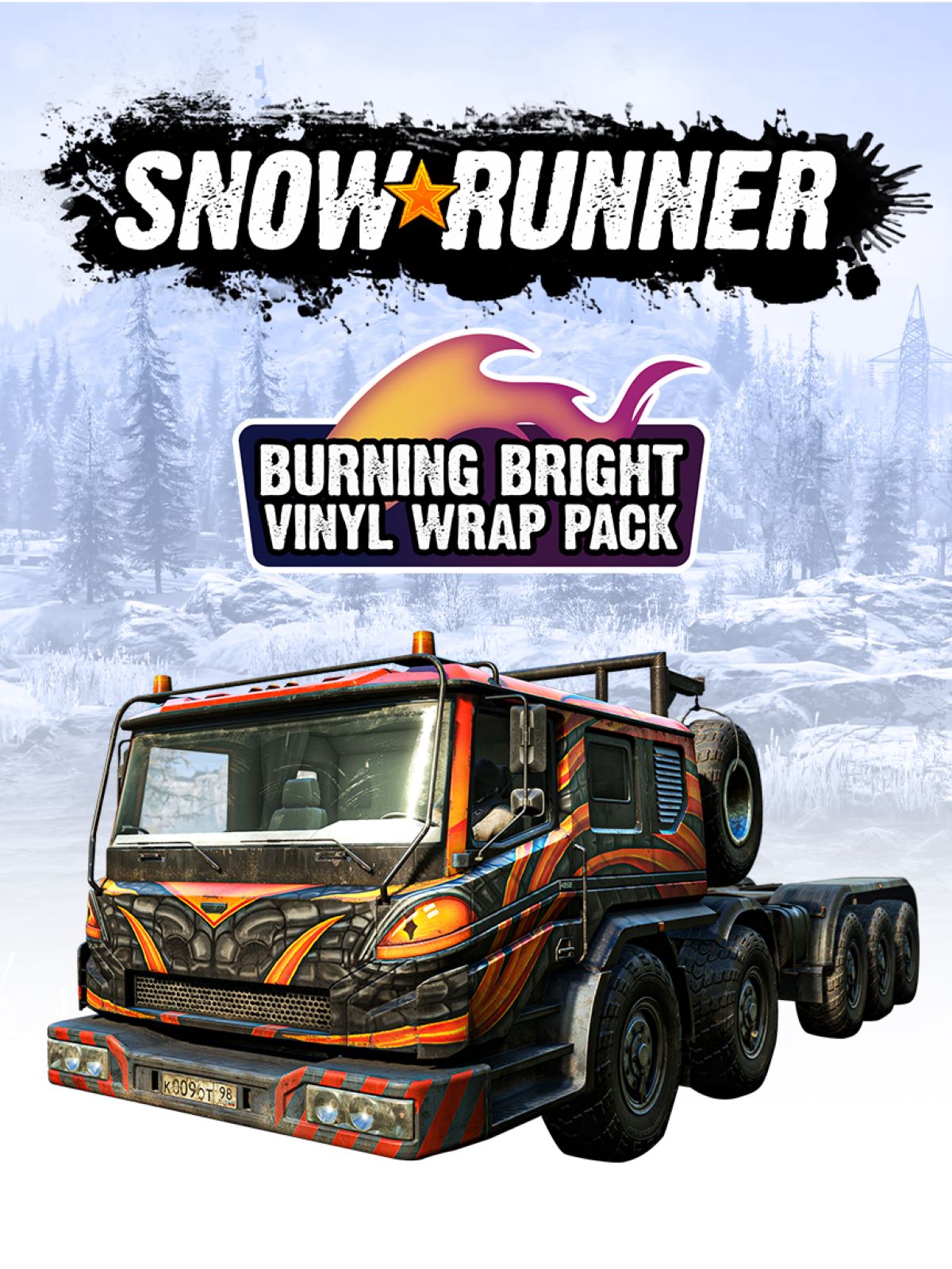 SnowRunner: Burning Bright Vinyl Wrap Pack