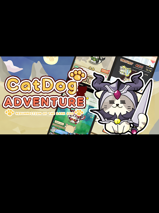 Game cover: Cat Dog Adventure Casual RPG