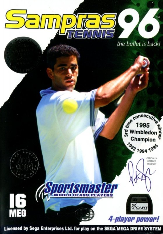 Game cover: Pete Sampras Tennis 96