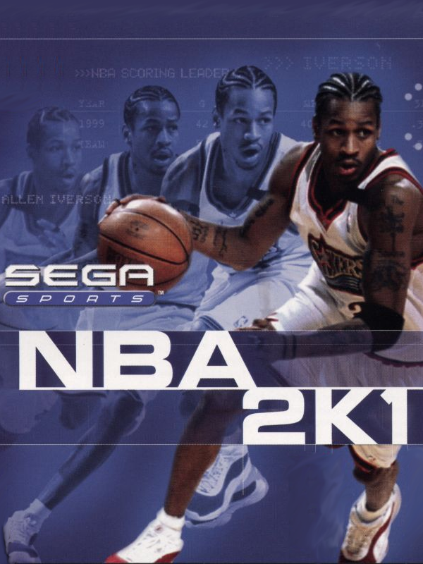 Game cover: NBA 2K1