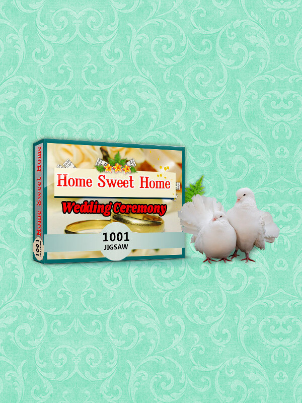 Game cover: 1001 Jigsaw: Home Sweet Home - Wedding Ceremony