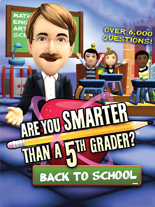 Game cover: Are You Smarter Than A 5th Grader?: Back to School