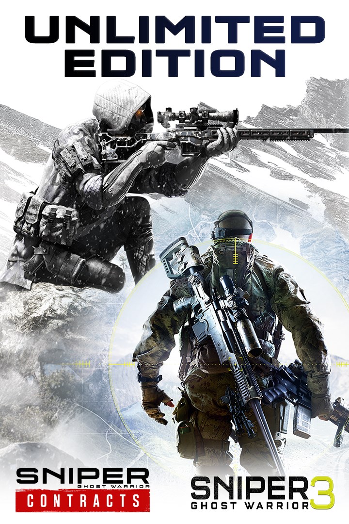 Game cover: Sniper Ghost Warrior Contracts & Sniper: Ghost Warrior 3: Unlimited Edition