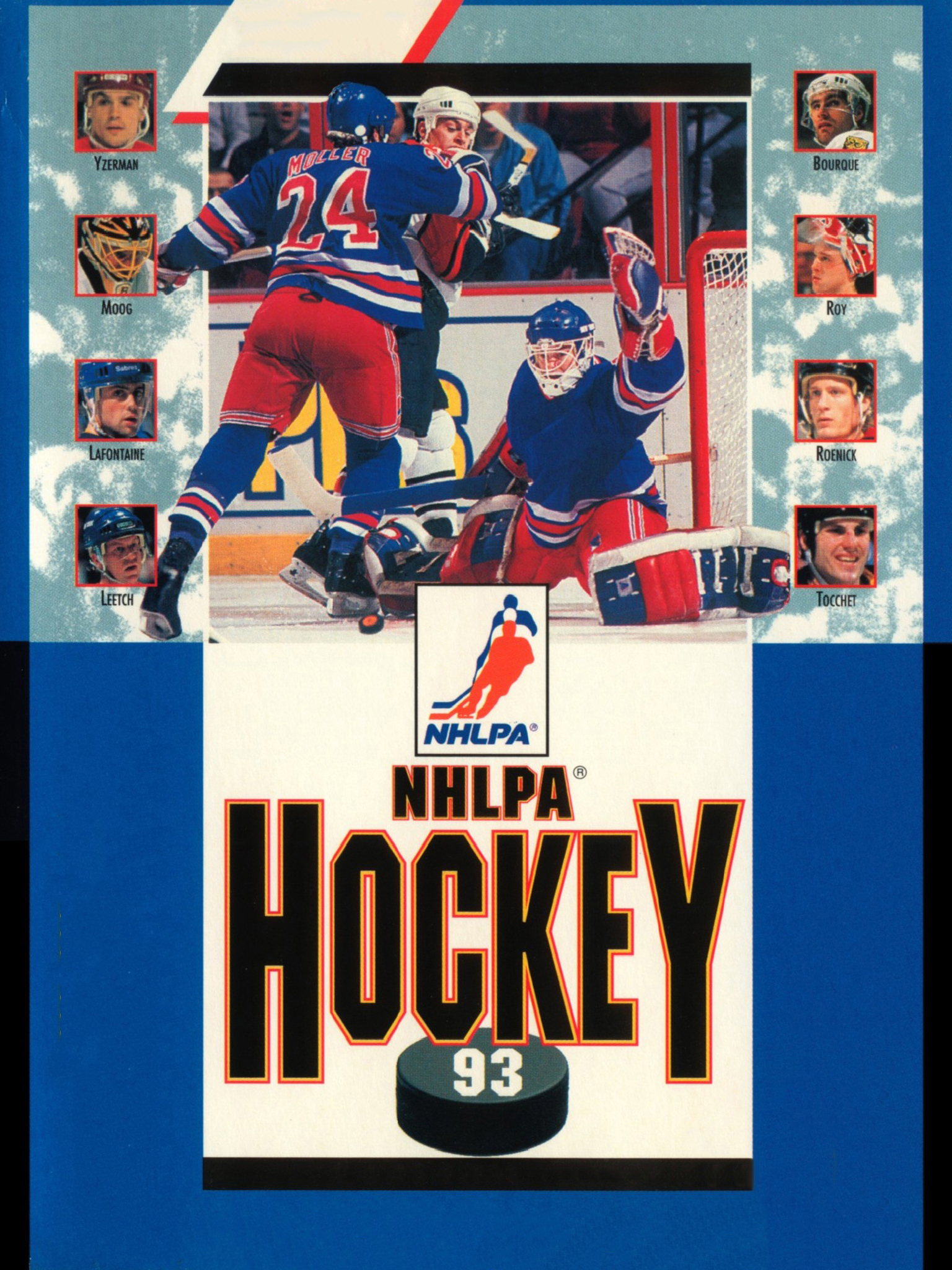 Game cover: NHLPA Hockey 93