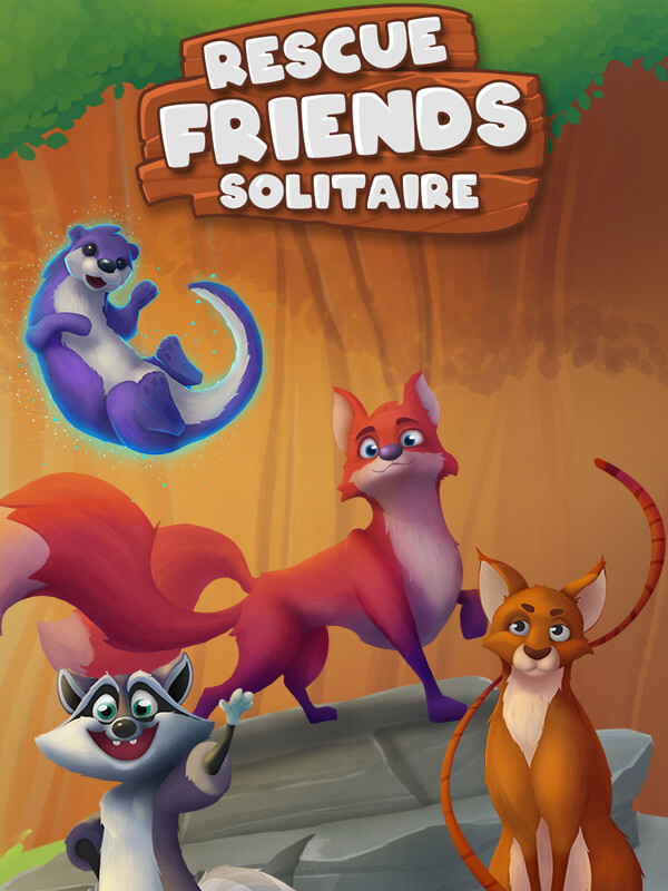 Game cover: Rescue Friends Solitaire