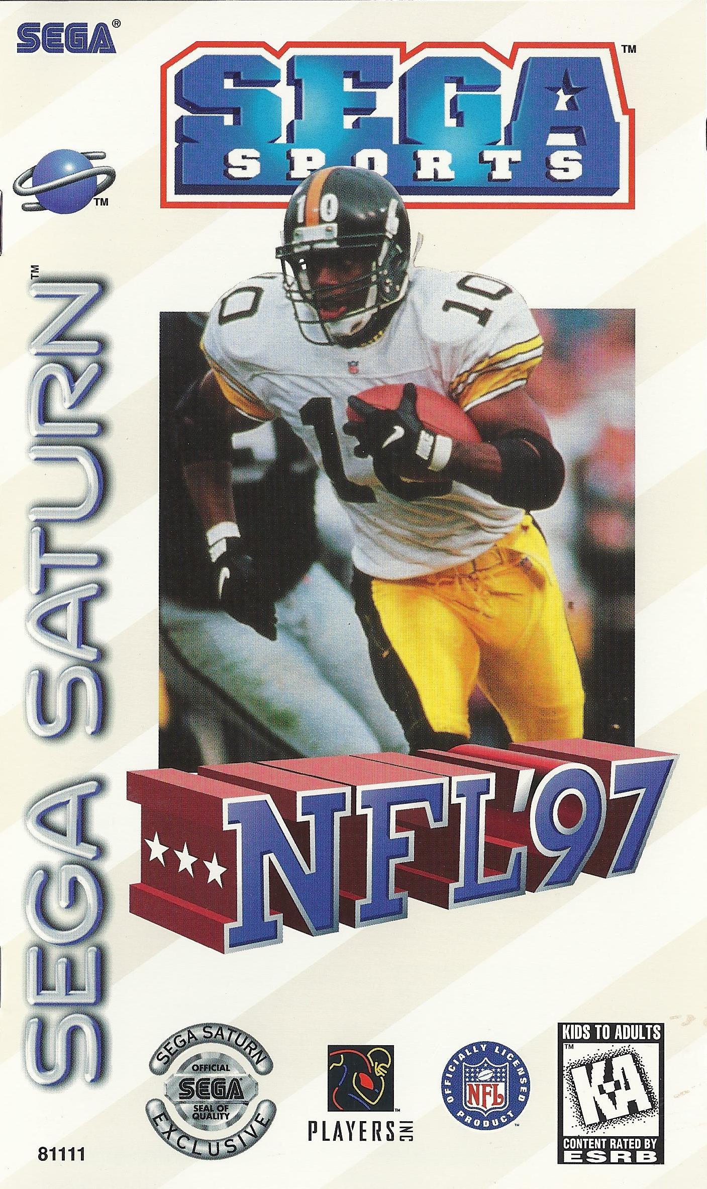 Game cover: NFL '97