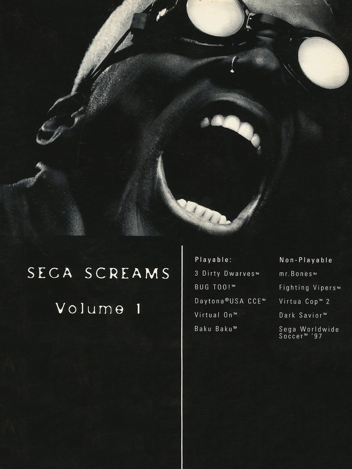 Game cover: Sega Screams: Volume 1
