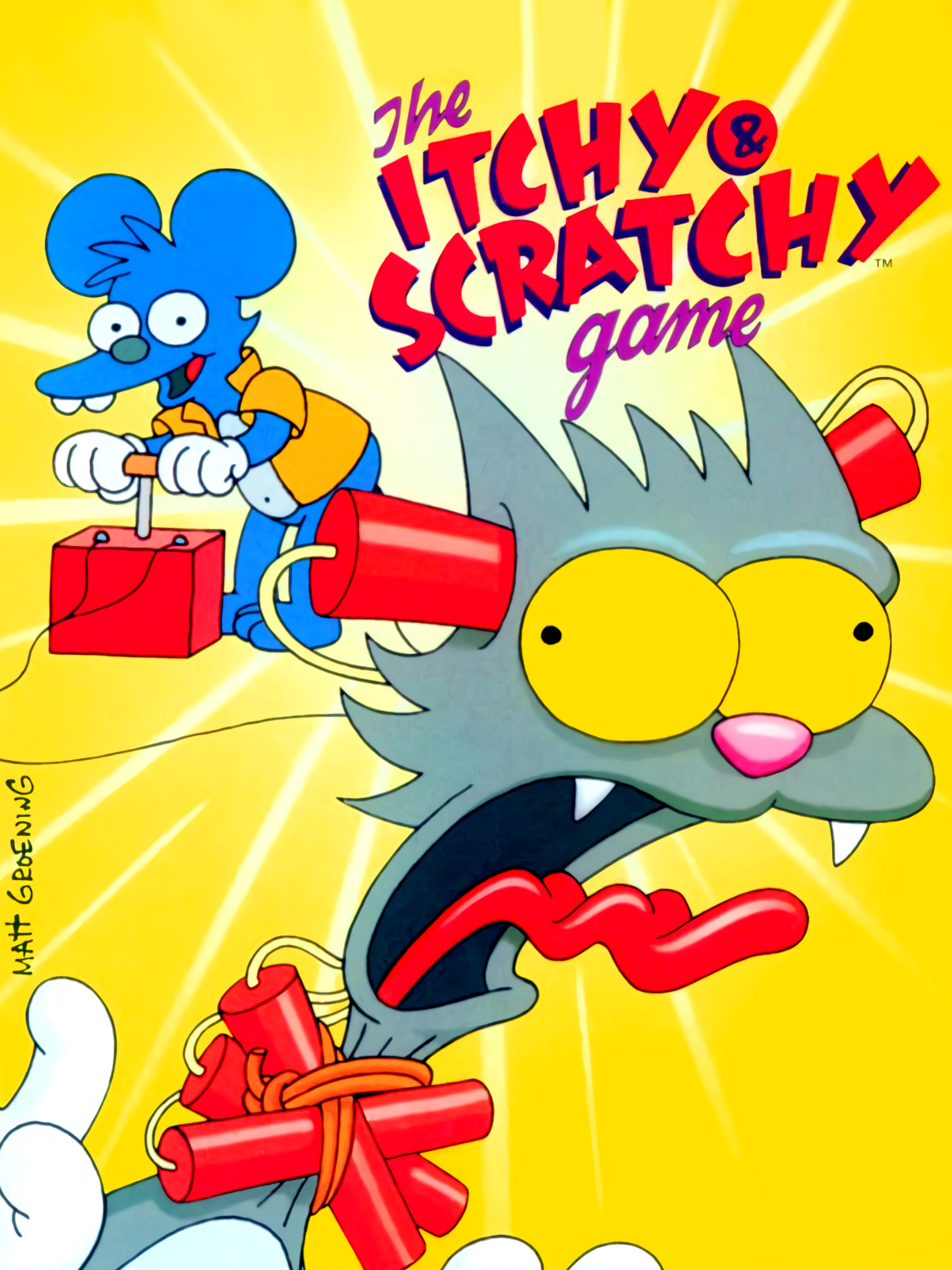 Game cover: The Itchy & Scratchy Game