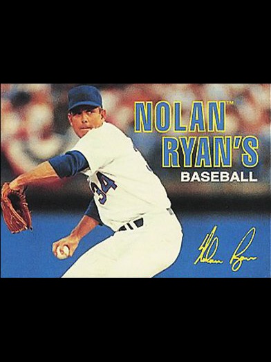 Game cover: Nolan Ryan's Baseball
