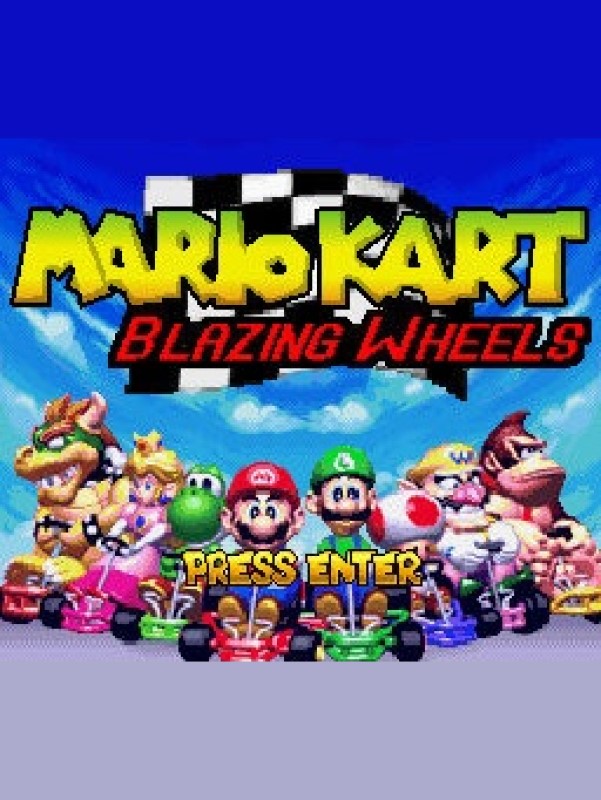 Game cover: Mario Kart: Blazing Wheels