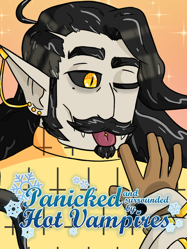 Game cover: Panicked and Surrounded by Hot Vampires