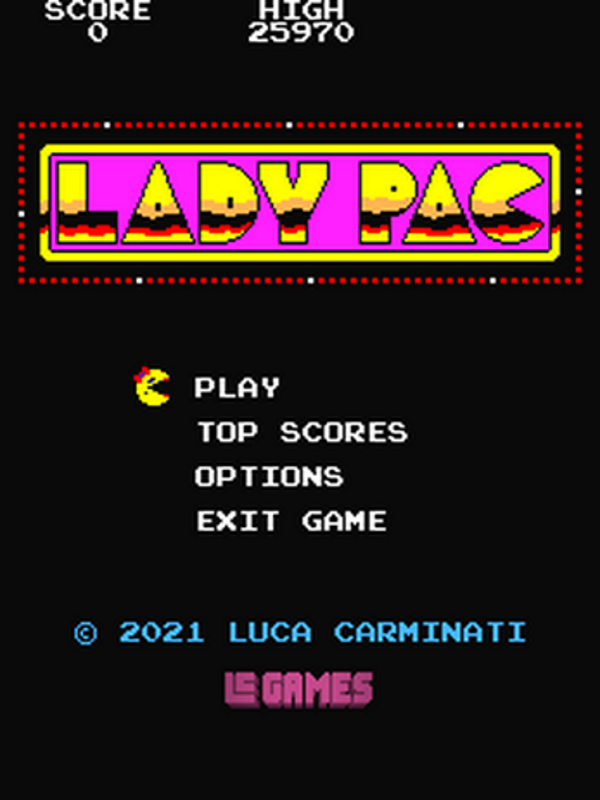 Game cover: Lady Pac