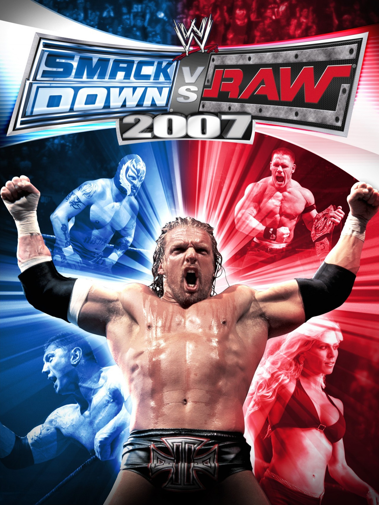 Game cover: WWE SmackDown vs. Raw 2007
