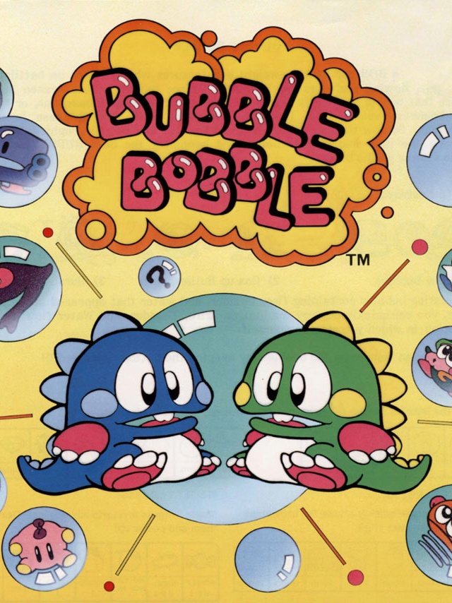 Bubble Bobble gameplay (PC Game, 1987) 
