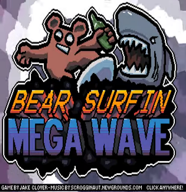 Game cover: Bear Surfin Mega Wave