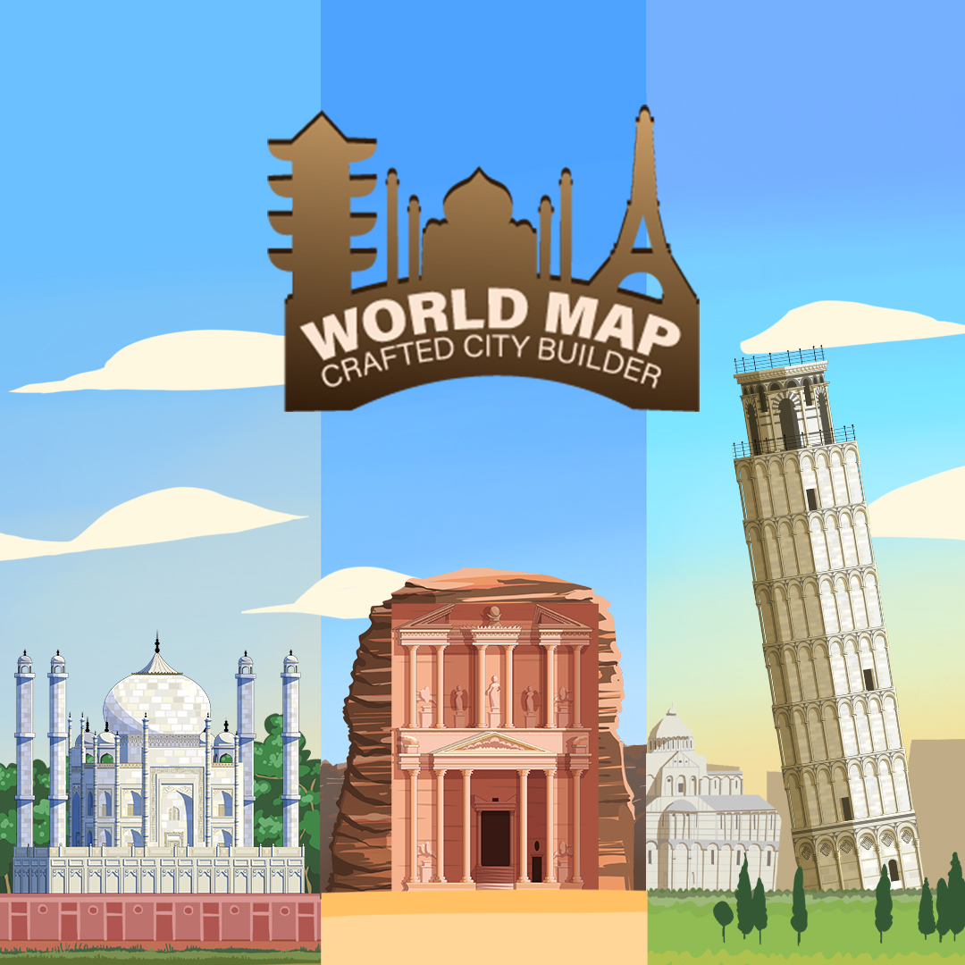 World Map: Crafted City Builder