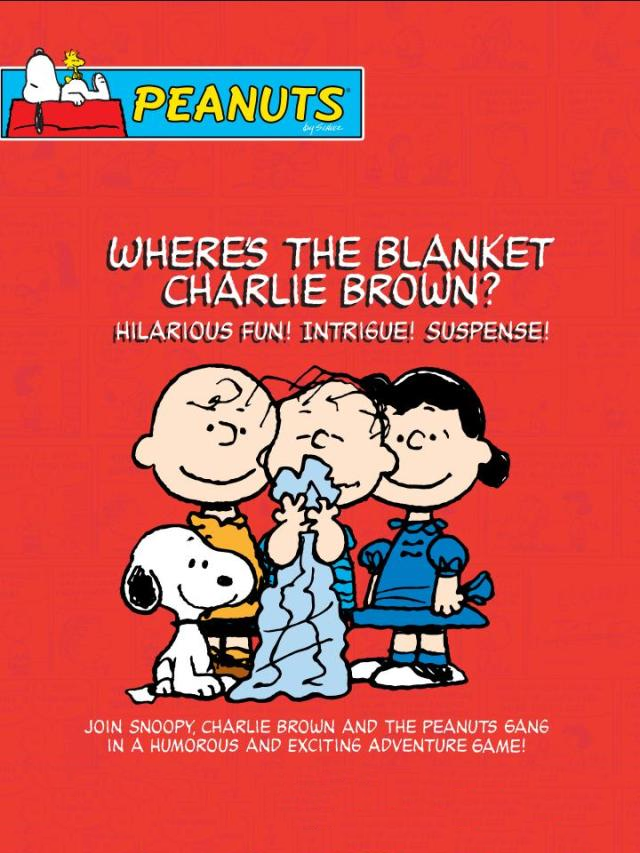 Game cover: Where's the Blanket Charlie Brown?