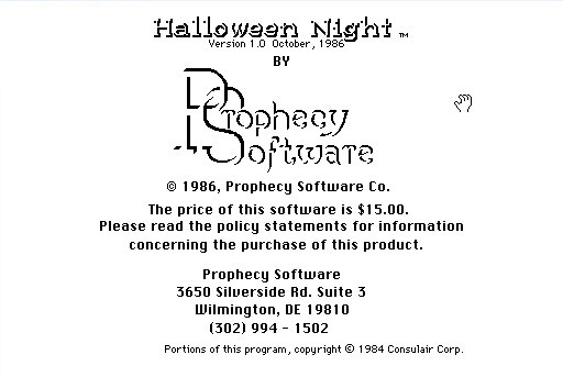 Game cover: Halloween Night