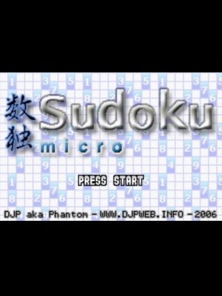 Game cover: Sudoku Micro