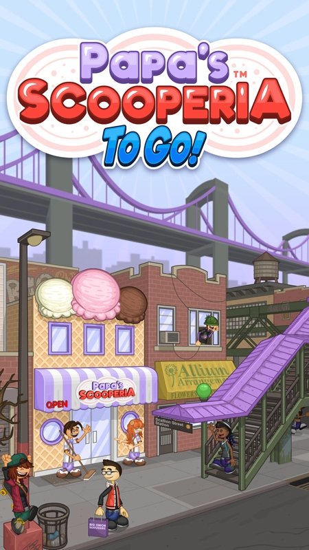 Game cover: Papa's Scooperia to Go!