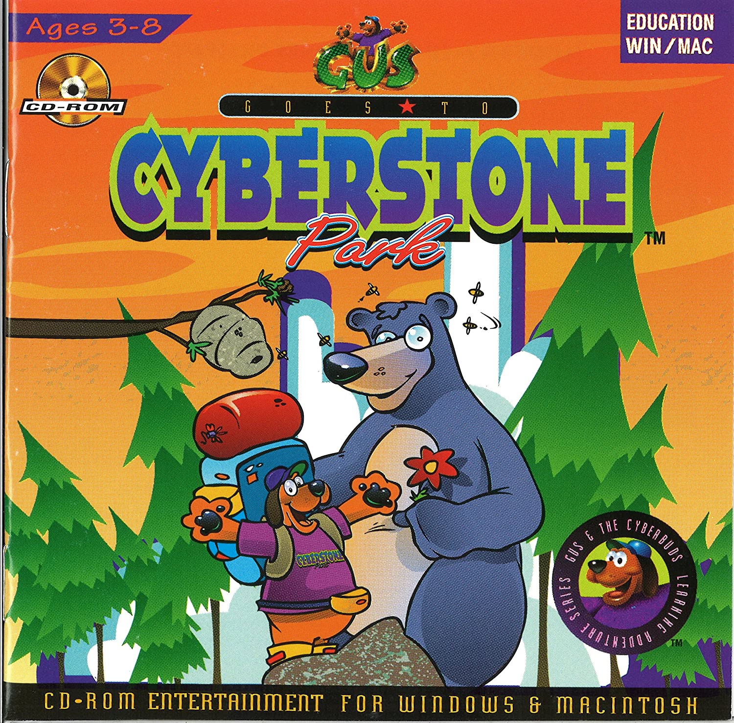Game cover: Gus Goes to CyberStone Park
