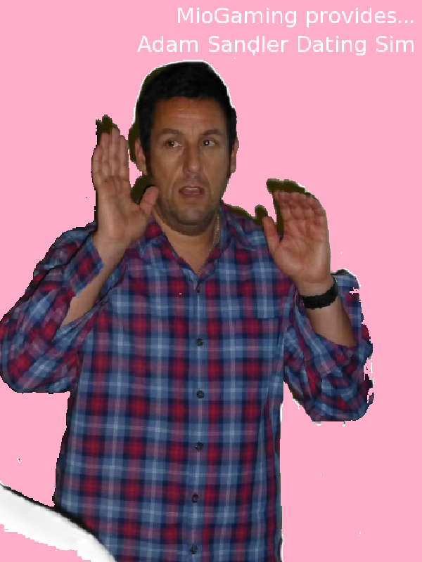 Game cover: Adam Sandler Dating Sim