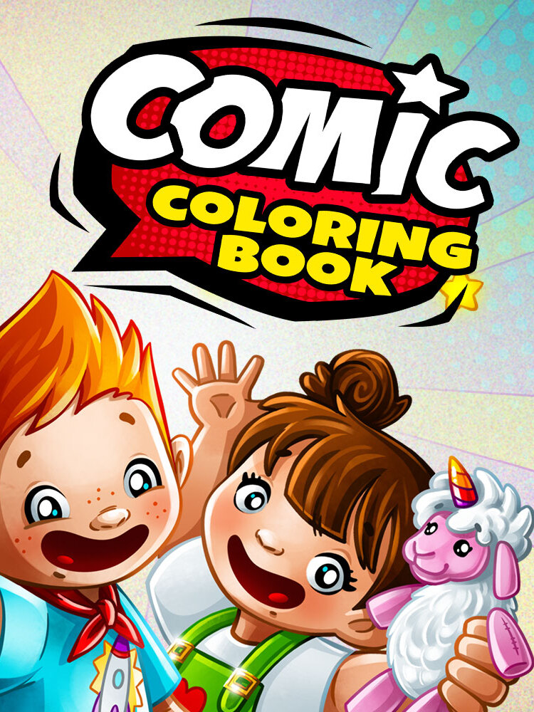 Comic Coloring Book