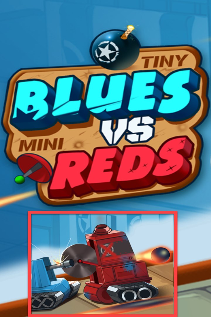 Game cover: Tiny Blues vs. Mini Reds