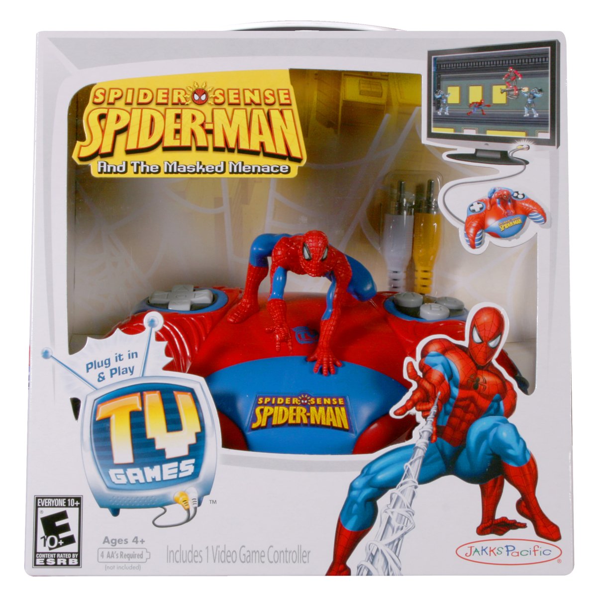 Game cover: Spider-Sense Spider-Man and the Masked Menace