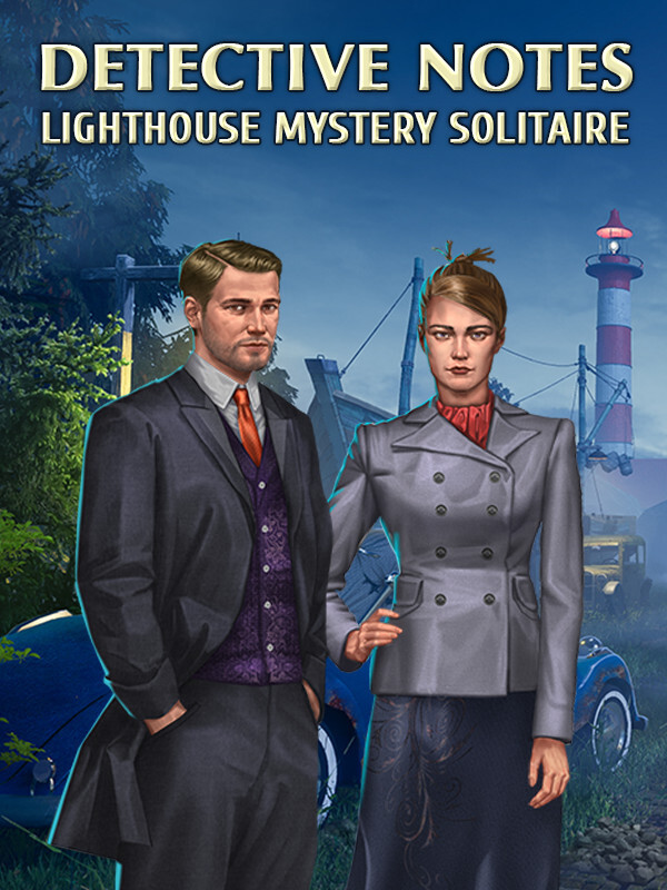 Game cover: Detective Notes: Lighthouse Mystery Solitaire