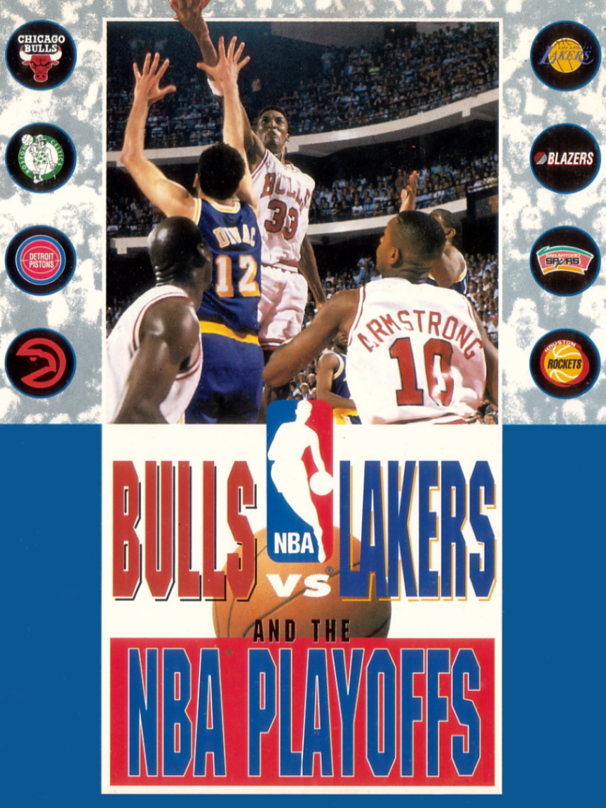 Game cover: Bulls vs Lakers and the NBA Playoffs