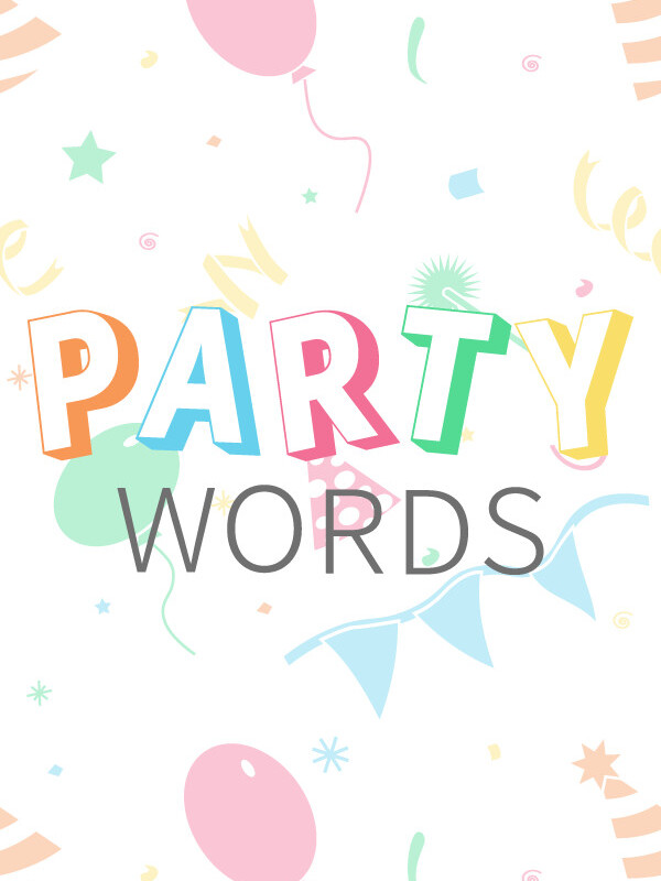 4 letter words made from party