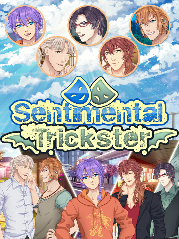 Game cover: Sentimental Trickster: Yaoi BL Gay Visual Novel
