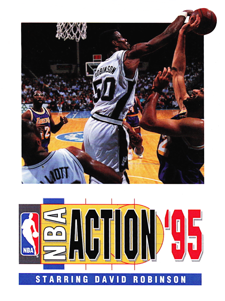 Game cover: NBA Action '95 starring David Robinson