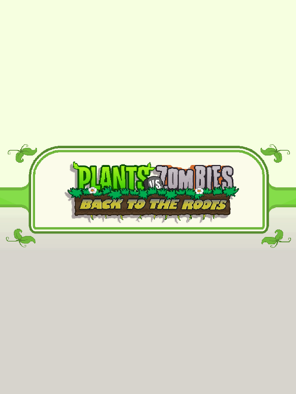 Game cover: Plants vs. Zombies: Back to the Roots