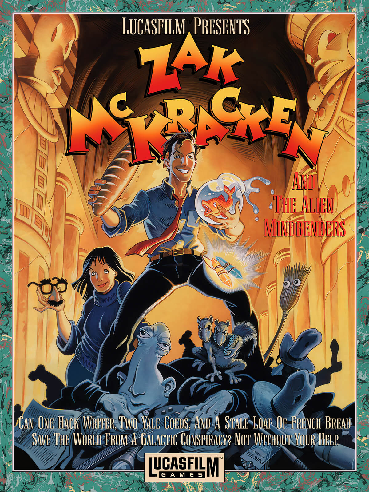 Game cover: Zak McKracken and the Alien Mindbenders Enhanced