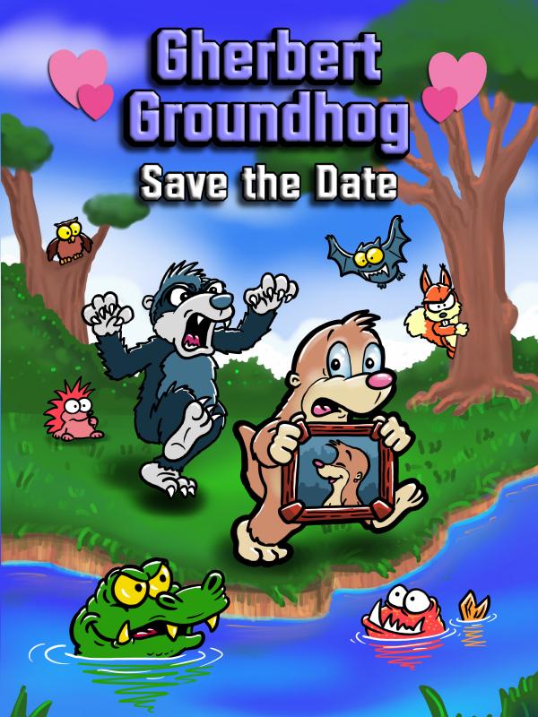 Game cover: Gherbert Groundhog in Save the Date