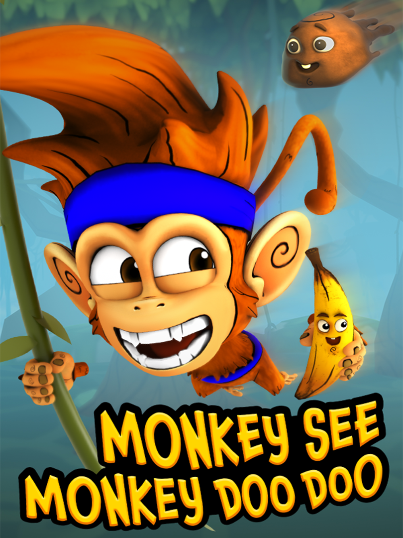  Monkey See Monkey Poo Game for Kids with Banana