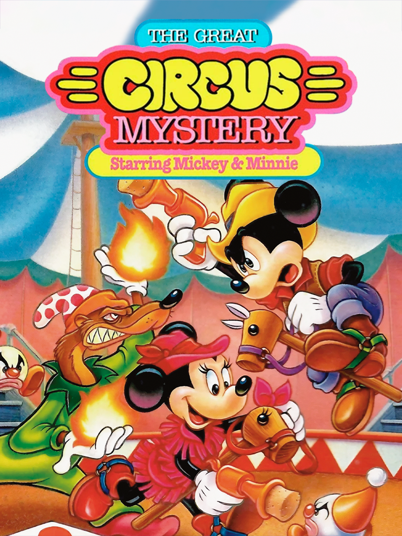 Game cover: The Great Circus Mystery Starring Mickey & Minnie