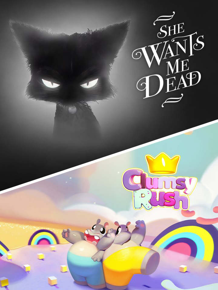 Game cover: She Wants Me Dead + Clumsy Rush